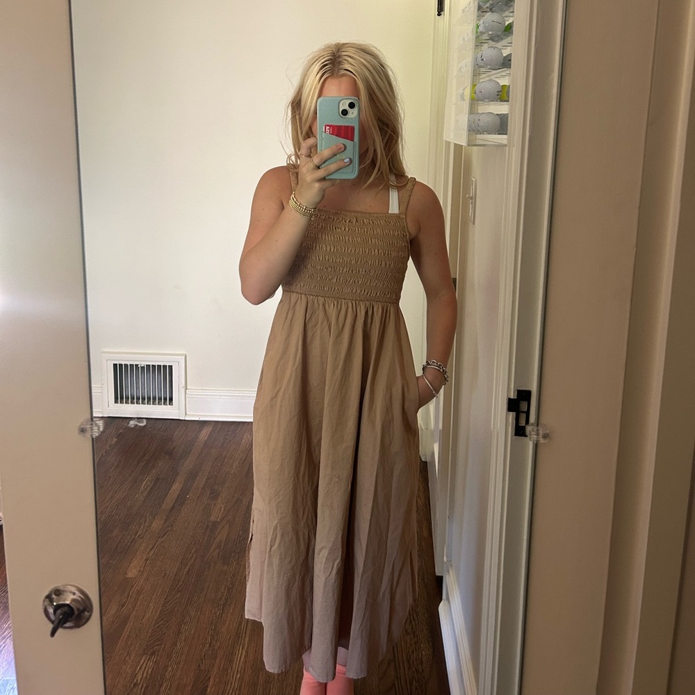 Old Navy brown maxi dress NWT